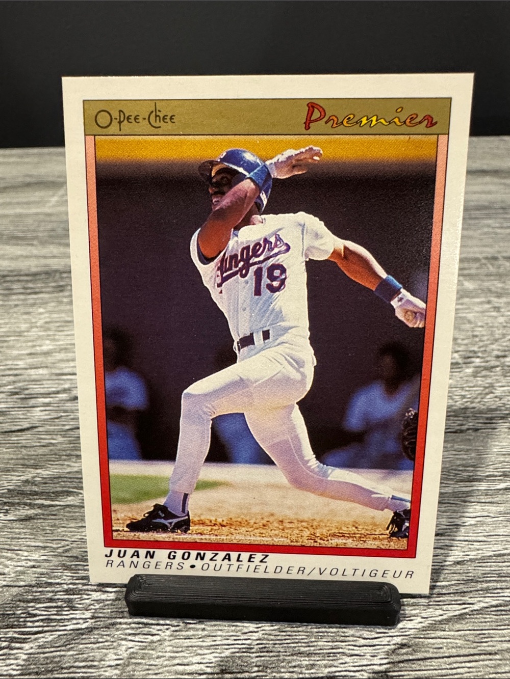 MLB | O-Pee-Chee Premier Baseball #54: Texas Rangers: Juan Gonzalez (1991)